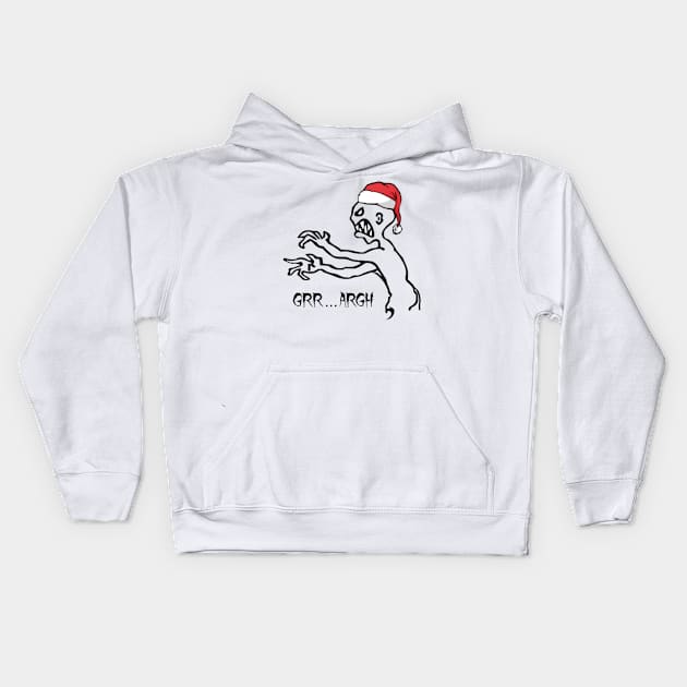 Have a Grrr Argh Christmas Kids Hoodie by ButterfliesT